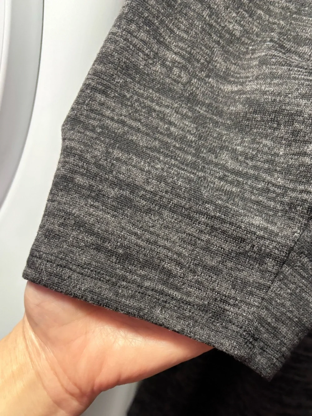 Tacera Heather Charcoal Long-Sleeve Ring-Accent Knit Top - Picture 5 of 10